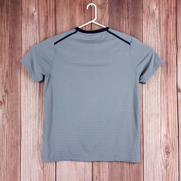 Rhone Peloton Mens Size Large Swift Short Sleeve Gray Performance Athletic Shirt - Picture 2 of 13